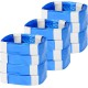 12 Pieces Nappy Bin Refill Film, Cat Litter Refill Film, Nappy Bucket Refill Box, Odor Resistant, Thickened Refill Film, Fits All Nappy Bins, Cat Litter Disposal Barrels, 15 Feet 12 Pieces Nappy Bin Refill Film, Cat Litter Refill Film, Nappy Bucket Refill Box, Odor Resistant, Thickened Refill Film, Fits All Nappy Bins, Cat Litter Disposal Barrels, 15 Feet