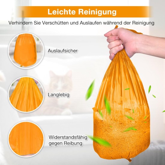 12 Stück Katzenstreu Nachfüllpackung, Nachfüllfolienringe Nachfüllbeutel kompatibel Nachfüllkasse für Litter Genie XL & LitterLocker Fashion & LitterLocker & LitterLocker II, Ohne Kartusche (Orange) 12 Stück Katzenstreu Nachfüllpackung, Nachfüllfolienringe Nachfüllbeutel kompatibel Nachfüllkasse für Litter Genie XL & LitterLocker Fashion & LitterLocker & LitterLocker II, Ohne Kartusche (Orange)