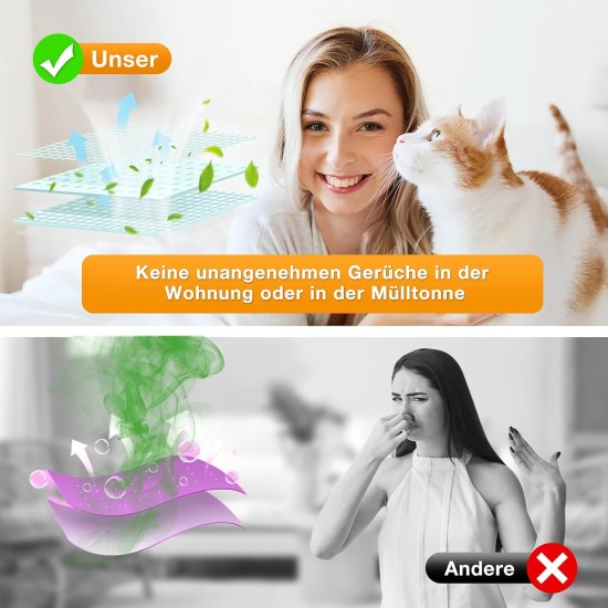 12 Stück Katzenstreu Nachfüllpackung, Nachfüllfolienringe Nachfüllbeutel kompatibel Nachfüllkasse für Litter Genie XL & LitterLocker Fashion & LitterLocker & LitterLocker II, Ohne Kartusche (Orange) 12 Stück Katzenstreu Nachfüllpackung, Nachfüllfolienringe Nachfüllbeutel kompatibel Nachfüllkasse für Litter Genie XL & LitterLocker Fashion & LitterLocker & LitterLocker II, Ohne Kartusche (Orange)
