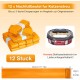 12 Stück Katzenstreu Nachfüllpackung, Nachfüllfolienringe Nachfüllbeutel kompatibel Nachfüllkasse für Litter Genie XL & LitterLocker Fashion & LitterLocker & LitterLocker II, Ohne Kartusche (Orange) 12 Stück Katzenstreu Nachfüllpackung, Nachfüllfolienringe Nachfüllbeutel kompatibel Nachfüllkasse für Litter Genie XL & LitterLocker Fashion & LitterLocker & LitterLocker II, Ohne Kartusche (Orange)