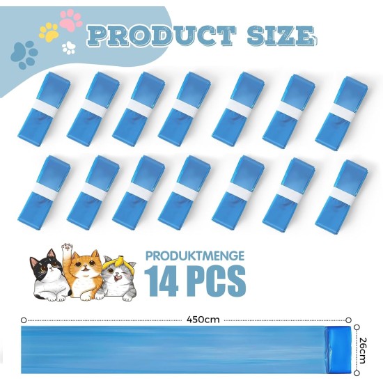 14 Stück Katzenstreu Nachfüllpackung, Nachfüllfolienringe Nachfüllbeutel kompatibel Nachfüllkasse für Litter Genie XL & LitterLocker Fashion & LitterLocker & LitterLocker II, 4,5 m (Ohne Kartusche) 14 Stück Katzenstreu Nachfüllpackung, Nachfüllfolienringe Nachfüllbeutel kompatibel Nachfüllkasse für Litter Genie XL & LitterLocker Fashion & LitterLocker & LitterLocker II, 4,5 m (Ohne Kartusche)