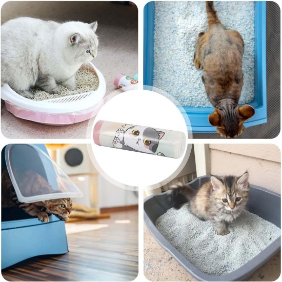 24 Pieces/3 Rolls 94 x 45 cm Cat Litter Box Bags with Drawstrings, Cat Litter Tray Bag, Self-Cleaning Cat Litter Box Bag, 10 kg Load Capacity, Carry Handle, Bin Liners, Durable Tear-Resistant Cat 24 Pieces/3 Rolls 94 x 45 cm Cat Litter Box Bags with Drawstrings, Cat Litter Tray Bag, Self-Cleaning Cat Litter Box Bag, 10 kg Load Capacity, Carry Handle, Bin Liners, Durable Tear-Resistant Cat