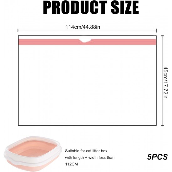 24 Pieces/3 Rolls 94 x 45 cm Cat Litter Box Bags with Drawstrings, Cat Litter Tray Bag, Self-Cleaning Cat Litter Box Bag, 10 kg Load Capacity, Carry Handle, Bin Liners, Durable Tear-Resistant Cat 24 Pieces/3 Rolls 94 x 45 cm Cat Litter Box Bags with Drawstrings, Cat Litter Tray Bag, Self-Cleaning Cat Litter Box Bag, 10 kg Load Capacity, Carry Handle, Bin Liners, Durable Tear-Resistant Cat