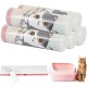25 Pieces/5 Rolls 114 x 45 cm Cat Litter Box Bags with Drawstrings, Cat Litter Tray Bag, Self-Cleaning Cat Litter Box Bag, 10 kg Load Capacity, Carry Handle, Bin Liners, Durable Tear-Resistant Cat 25 Pieces/5 Rolls 114 x 45 cm Cat Litter Box Bags with Drawstrings, Cat Litter Tray Bag, Self-Cleaning Cat Litter Box Bag, 10 kg Load Capacity, Carry Handle, Bin Liners, Durable Tear-Resistant Cat