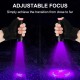 395-405nm UV LED Torch Super Power Black Light Zoomable Mini Tactical Torch, Ultraviolet Light with Adjustable Focus for Pet Urine Stains, 502UV 395-405nm UV LED Torch Super Power Black Light Zoomable Mini Tactical Torch, Ultraviolet Light with Adjustable Focus for Pet Urine Stains, 502UV