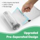 AMOGOGOPET Litter Robot 4 & 3 Compatible Waste Bags, Pack of 50 Litter Bin Liners for Self-Cleaning Litter Box, 9-11 Gallon Capacity, Pre-Separated, Transparent, Replacement Cat Litter Box Bags AMOGOGOPET Litter Robot 4 & 3 Compatible Waste Bags, Pack of 50 Litter Bin Liners for Self-Cleaning Litter Box, 9-11 Gallon Capacity, Pre-Separated, Transparent, Replacement Cat Litter Box Bags