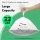 AMOGOGOPET Litter Robot 4 & 3 Compatible Waste Bags, Pack of 50 Litter Bin Liners for Self-Cleaning Litter Box, 9-11 Gallon Capacity, Pre-Separated, Transparent, Replacement Cat Litter Box Bags AMOGOGOPET Litter Robot 4 & 3 Compatible Waste Bags, Pack of 50 Litter Bin Liners for Self-Cleaning Litter Box, 9-11 Gallon Capacity, Pre-Separated, Transparent, Replacement Cat Litter Box Bags