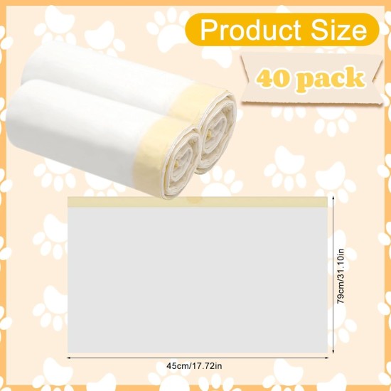 APOMOONS Cat Litter Tray Bag 2 Rolls x 20 Pieces Cat Litter Box Bag with Drawstring Thickened Bag for Cat Litter Tray Tear-Resistant Cat Litter Tray Bag Strong Load Capacity 79 x 45 cm APOMOONS Cat Litter Tray Bag 2 Rolls x 20 Pieces Cat Litter Box Bag with Drawstring Thickened Bag for Cat Litter Tray Tear-Resistant Cat Litter Tray Bag Strong Load Capacity 79 x 45 cm