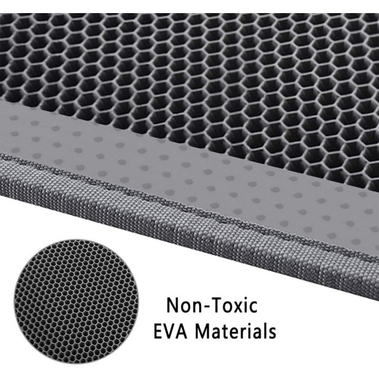 ASOBEAGE Cat Litter Mat ,Honeycomb Design Cat Litter Mat, Waterproof Double Layer Design, Honeycomb Cat Litter Mat (L/S) ASOBEAGE Cat Litter Mat ,Honeycomb Design Cat Litter Mat, Waterproof Double Layer Design, Honeycomb Cat Litter Mat (L/S)