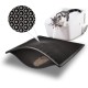 ASOBEAGE Cat Litter Mat ,Honeycomb Design Cat Litter Mat, Waterproof Double Layer Design, Honeycomb Cat Litter Mat (L/S)