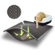 ASOBEAGE Cat Litter Mat ,Honeycomb Design Cat Litter Mat, Waterproof Double Layer Design, Honeycomb Cat Litter Mat (L/S)