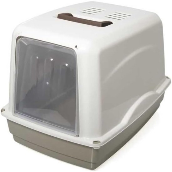 Agrobiothers Vicky Hooded Litter Tray for Cats – 54 x 39 x 39cm Agrobiothers Vicky Hooded Litter Tray for Cats – 54 x 39 x 39cm