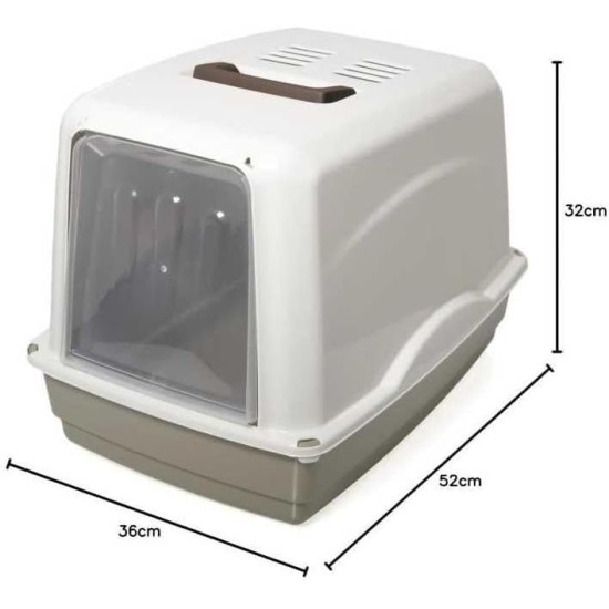 Agrobiothers Vicky Hooded Litter Tray for Cats – 54 x 39 x 39cm Agrobiothers Vicky Hooded Litter Tray for Cats – 54 x 39 x 39cm