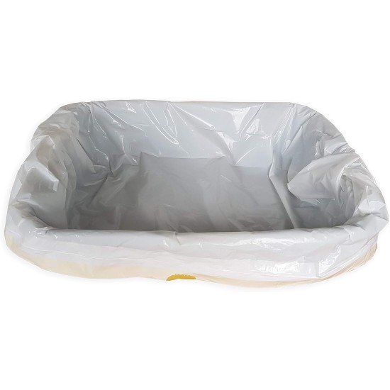 Aimé Bag for cat litter trays and accessories x 8, fragrant, 50 x 38.5 cm, cat litter box bag with handles and closure, for the well-being of your cat, for all types of cat litter box and cat Aimé Bag for cat litter trays and accessories x 8, fragrant, 50 x 38.5 cm, cat litter box bag with handles and closure, for the well-being of your cat, for all types of cat litter box and cat