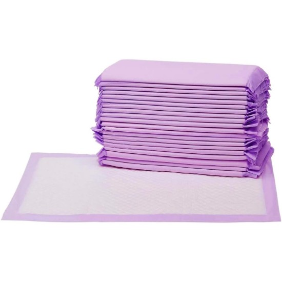 Amazon Basics 40 Pack Disposable Cat Litter Tray Liners with Quick Dry Surface – Purple, Lemon Scented Amazon Basics 40 Pack Disposable Cat Litter Tray Liners with Quick Dry Surface – Purple, Lemon Scented