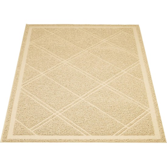 Amazon Basics Cat Litter Mat, 61 x 88.9 cm, Grey Amazon Basics Cat Litter Mat, 61 x 88.9 cm, Grey