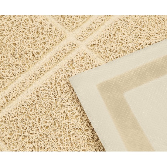 Amazon Basics Cat Litter Mat, 61 x 88.9 cm, Grey Amazon Basics Cat Litter Mat, 61 x 88.9 cm, Grey