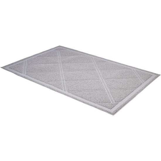 Amazon Basics Cat Litter Mat, 61 x 88.9 cm, Grey Amazon Basics Cat Litter Mat, 61 x 88.9 cm, Grey
