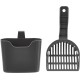 Amazon Basics Cat Litter Scoop with Holder, Unscented, Pack of 1