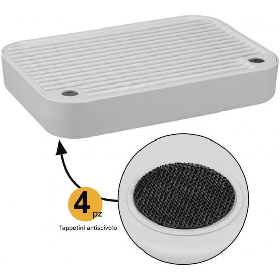 BAKAJI XXL Cat Litter Tray with Stainless Steel Base 35 Litres and Transparent Lockable Door, Sandpit, Shovel with Container and Dirt Mat 40 x 60 x 39 cm BAKAJI XXL Cat Litter Tray with Stainless Steel Base 35 Litres and Transparent Lockable Door, Sandpit, Shovel with Container and Dirt Mat 40 x 60 x 39 cm