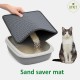 BYPET Cat Litter Tray Mat, Cat Mat 33 x 50 cm, Cat Litter Tray Mat, Honeycomb Design, Waterproof Double Layer Design, Honeycomb Mat (Grey 3350) BYPET Cat Litter Tray Mat, Cat Mat 33 x 50 cm, Cat Litter Tray Mat, Honeycomb Design, Waterproof Double Layer Design, Honeycomb Mat (Grey 3350)