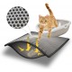 BYPET Cat Litter Tray Mat, Cat Mat 33 x 50 cm, Cat Litter Tray Mat, Honeycomb Design, Waterproof Double Layer Design, Honeycomb Mat (Grey 3350) BYPET Cat Litter Tray Mat, Cat Mat 33 x 50 cm, Cat Litter Tray Mat, Honeycomb Design, Waterproof Double Layer Design, Honeycomb Mat (Grey 3350)