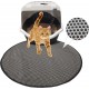 BYPET Cat Litter Tray Mat, Cat Mat 33 x 50 cm, Cat Litter Tray Mat, Honeycomb Design, Waterproof Double Layer Design, Honeycomb Mat (Grey 3350) BYPET Cat Litter Tray Mat, Cat Mat 33 x 50 cm, Cat Litter Tray Mat, Honeycomb Design, Waterproof Double Layer Design, Honeycomb Mat (Grey 3350)