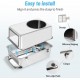 Bartuke Stainless Steel Cat Waste Box, Extra Large High-sided Metal Waste Tray with Pull-Out Drawer, Scoop, Filter Pedal, Non-Sticky, Odourless, Easy to Clean Bartuke Stainless Steel Cat Waste Box, Extra Large High-sided Metal Waste Tray with Pull-Out Drawer, Scoop, Filter Pedal, Non-Sticky, Odourless, Easy to Clean