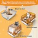 Bartuke Stainless Steel Cat Waste Box, Extra Large High-sided Metal Waste Tray with Pull-Out Drawer, Scoop, Filter Pedal, Non-Sticky, Odourless, Easy to Clean Bartuke Stainless Steel Cat Waste Box, Extra Large High-sided Metal Waste Tray with Pull-Out Drawer, Scoop, Filter Pedal, Non-Sticky, Odourless, Easy to Clean