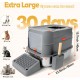 Bartuke Stainless Steel Cat Waste Box, Extra Large High-sided Metal Waste Tray with Pull-Out Drawer, Scoop, Filter Pedal, Non-Sticky, Odourless, Easy to Clean Bartuke Stainless Steel Cat Waste Box, Extra Large High-sided Metal Waste Tray with Pull-Out Drawer, Scoop, Filter Pedal, Non-Sticky, Odourless, Easy to Clean