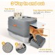 Bartuke Stainless Steel Cat Waste Box, Extra Large High-sided Metal Waste Tray with Pull-Out Drawer, Scoop, Filter Pedal, Non-Sticky, Odourless, Easy to Clean Bartuke Stainless Steel Cat Waste Box, Extra Large High-sided Metal Waste Tray with Pull-Out Drawer, Scoop, Filter Pedal, Non-Sticky, Odourless, Easy to Clean
