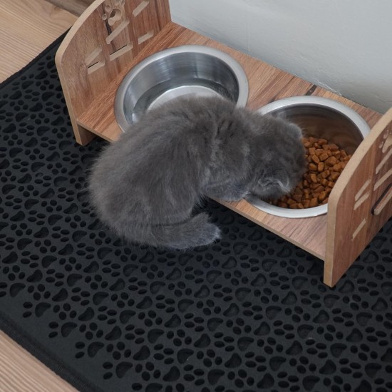 Bazerga Cat Litter Tray Mat, Cat Litter Mat, Cat Litter Tray Mat, Waterproof Double Layer Design Mat, 100% EVA from Cat Litter Trays & Accessories (38-61 cm, Grey) Bazerga Cat Litter Tray Mat, Cat Litter Mat, Cat Litter Tray Mat, Waterproof Double Layer Design Mat, 100% EVA from Cat Litter Trays & Accessories (38-61 cm, Grey)