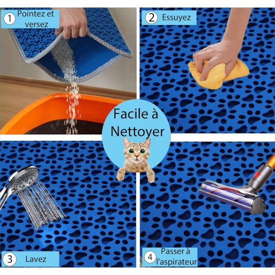 Bazerga Cat Litter Tray Mat, Cat Litter Mat, Cat Litter Tray Mat, Waterproof Double Layer Design Mat, 100% EVA from Cat Litter Trays & Accessories (38-61 cm, Grey) Bazerga Cat Litter Tray Mat, Cat Litter Mat, Cat Litter Tray Mat, Waterproof Double Layer Design Mat, 100% EVA from Cat Litter Trays & Accessories (38-61 cm, Grey)
