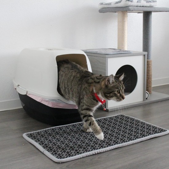 Bazerga Cat Litter Tray Mat, Cat Litter Mat, Cat Litter Tray Mat, Waterproof Double Layer Design Mat, 100% EVA from Cat Litter Trays & Accessories (38-61 cm, Grey) Bazerga Cat Litter Tray Mat, Cat Litter Mat, Cat Litter Tray Mat, Waterproof Double Layer Design Mat, 100% EVA from Cat Litter Trays & Accessories (38-61 cm, Grey)