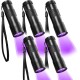 Beinhome UV Torch Black Light Pack of 5 UV Lamp with 12 LEDs 395 nm Pets Urine Detector UV Hand Lamp Light for Dried Urine Stains of Dogs and Cats (Includes 15 AAA Batteries) Beinhome UV Torch Black Light Pack of 5 UV Lamp with 12 LEDs 395 nm Pets Urine Detector UV Hand Lamp Light for Dried Urine Stains of Dogs and Cats (Includes 15 AAA Batteries)
