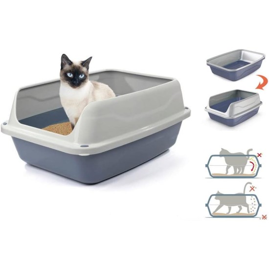 BigBuy Home Georplast Sonic Cat Litter Tray 56 x 40 x 24 cm BigBuy Home Georplast Sonic Cat Litter Tray 56 x 40 x 24 cm