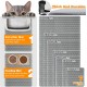 Blissstorm Cat Litter Tray Mat, 40 x 50 cm, Double Layer EVA Cat Litter Mat, Waterproof, Odourless, with Non-Slip Cat Mat, Easy to Clean Cat Litter Mat for All Cats
