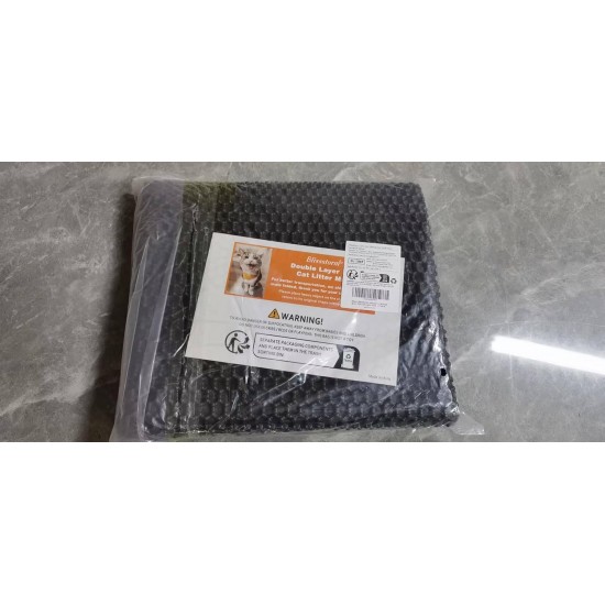 Blissstorm Cat Litter Tray Mat, 40 x 50 cm, Double Layer EVA Cat Litter Mat, Waterproof, Odourless, with Non-Slip Cat Mat, Easy to Clean Cat Litter Mat for All Cats Blissstorm Cat Litter Tray Mat, 40 x 50 cm, Double Layer EVA Cat Litter Mat, Waterproof, Odourless, with Non-Slip Cat Mat, Easy to Clean Cat Litter Mat for All Cats