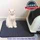 Blue Eyes Cat Litter Tray Mat, Cat Mat 40 x 60 cm, Cat Litter Tray Mat, Honeycomb Design, Waterproof Double Layer Design, Honeycomb Mat (Grey-6040) Blue Eyes Cat Litter Tray Mat, Cat Mat 40 x 60 cm, Cat Litter Tray Mat, Honeycomb Design, Waterproof Double Layer Design, Honeycomb Mat (Grey-6040)