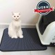 Blue Eyes Cat Litter Tray Mat, Cat Mat 40 x 60 cm, Cat Litter Tray Mat, Honeycomb Design, Waterproof Double Layer Design, Honeycomb Mat (Grey-6040) Blue Eyes Cat Litter Tray Mat, Cat Mat 40 x 60 cm, Cat Litter Tray Mat, Honeycomb Design, Waterproof Double Layer Design, Honeycomb Mat (Grey-6040)