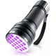 Brandson - Pet Urine Detector - LED UV Blacklight Torch - UV Blacklight Torch - Ultraviolet Light with 21x LEDs - Energy Efficiency Class A - High Illumination Area Luminous Intense