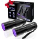 COSOOS 2 x UV Black Light Torch, Mini UV Lamp Pets Urine Detector with 12 LEDs for Urine Stains of Dogs, Bed Bugs and Scorpions. (Batteries not included) COSOOS 2 x UV Black Light Torch, Mini UV Lamp Pets Urine Detector with 12 LEDs for Urine Stains of Dogs, Bed Bugs and Scorpions. (Batteries not included)