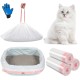 Cat Litter Bag + Care Massage Gloves, Cat Litter Tray Bag for Cat Litter Tray/Litter Box Bag Inserts, for Easy Change of Cat Litter, 30 Pieces 915 x 457 mm Cat Litter Bag + Care Massage Gloves, Cat Litter Tray Bag for Cat Litter Tray/Litter Box Bag Inserts, for Easy Change of Cat Litter, 30 Pieces 915 x 457 mm