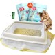 Cat Litter Bag with Filter Holes, Cat Litter Tray Inserts, Drawstring Bag, 2 Bags (14 Pieces), 915 x 457 mm for Medium and Large Cat Litter Box Bag, Extra 1 Roll Pet Waste Bag Cat Litter Bag with Filter Holes, Cat Litter Tray Inserts, Drawstring Bag, 2 Bags (14 Pieces), 915 x 457 mm for Medium and Large Cat Litter Box Bag, Extra 1 Roll Pet Waste Bag