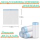 Cat Litter Box Bags, 80 Pieces Cat Litter Tray Liners for Automatic Cat Litter Box Self Cleaning, 4 Rolls 18 x 18 Inch Robot Drawstring Bags, White Cat Litter Box Bags, 80 Pieces Cat Litter Tray Liners for Automatic Cat Litter Box Self Cleaning, 4 Rolls 18 x 18 Inch Robot Drawstring Bags, White