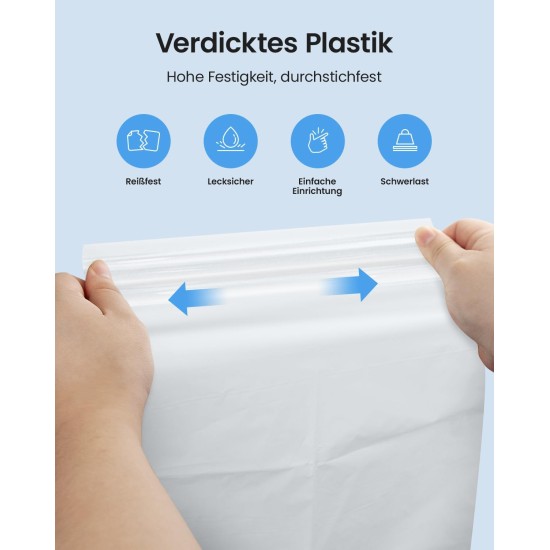 Cat Litter Box Rubbish Bag, Cat Litter Tray Bin Bag, Litter Box Bag with Drawstrings for Automatic Cat Litter Box Liners, Pack of 20 Cat Litter Box Rubbish Bag, Cat Litter Tray Bin Bag, Litter Box Bag with Drawstrings for Automatic Cat Litter Box Liners, Pack of 20
