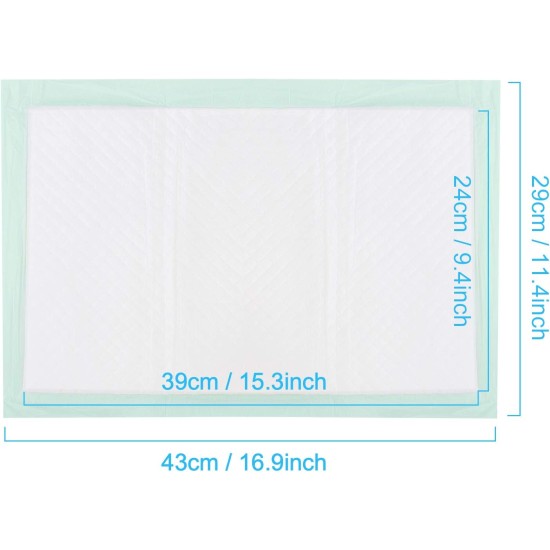 Cat Litter Pads Cat Litter Tray Pads Training Pads for Cats 16.9" x 11.4" Pack of 30 Cat Litter Pads Cat Litter Tray Pads Training Pads for Cats 16.9" x 11.4" Pack of 30