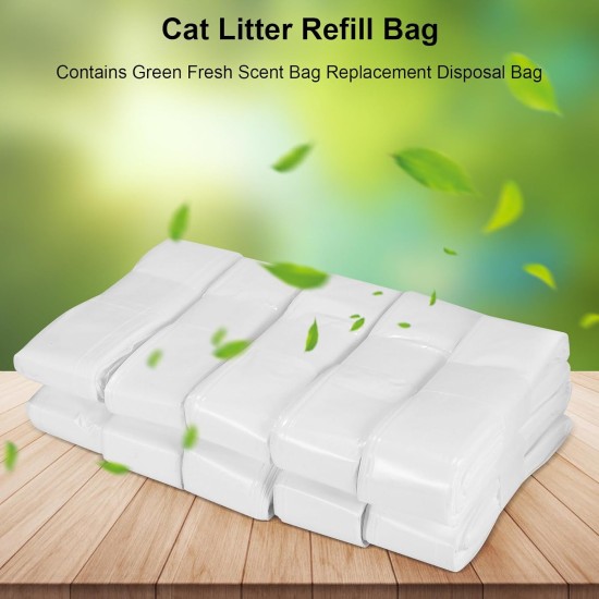 Cat Litter Refill Bags, 4.5 m Refill Bags for Litter Locker, Pack of 10 Cat Litter Refill Containers Compatible with Litter Locker Refill Cassette (without cartridge) Cat Litter Refill Bags, 4.5 m Refill Bags for Litter Locker, Pack of 10 Cat Litter Refill Containers Compatible with Litter Locker Refill Cassette (without cartridge)
