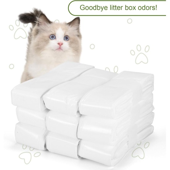 Cat Litter Refill Bags, 4.5 m Refill Bags for Litter Locker, Pack of 10 Cat Litter Refill Containers Compatible with Litter Locker Refill Cassette (without cartridge) Cat Litter Refill Bags, 4.5 m Refill Bags for Litter Locker, Pack of 10 Cat Litter Refill Containers Compatible with Litter Locker Refill Cassette (without cartridge)