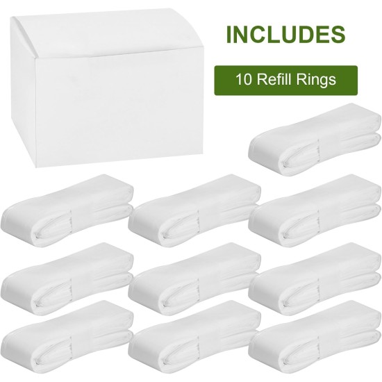 Cat Litter Refill Bags, 4.5 m Refill Bags for Litter Locker, Pack of 10 Cat Litter Refill Containers Compatible with Litter Locker Refill Cassette (without cartridge) Cat Litter Refill Bags, 4.5 m Refill Bags for Litter Locker, Pack of 10 Cat Litter Refill Containers Compatible with Litter Locker Refill Cassette (without cartridge)